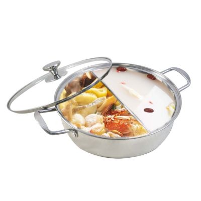 【ZHENG NIU 正牛】頂級316不鏽鋼鴛鴦火鍋32cm