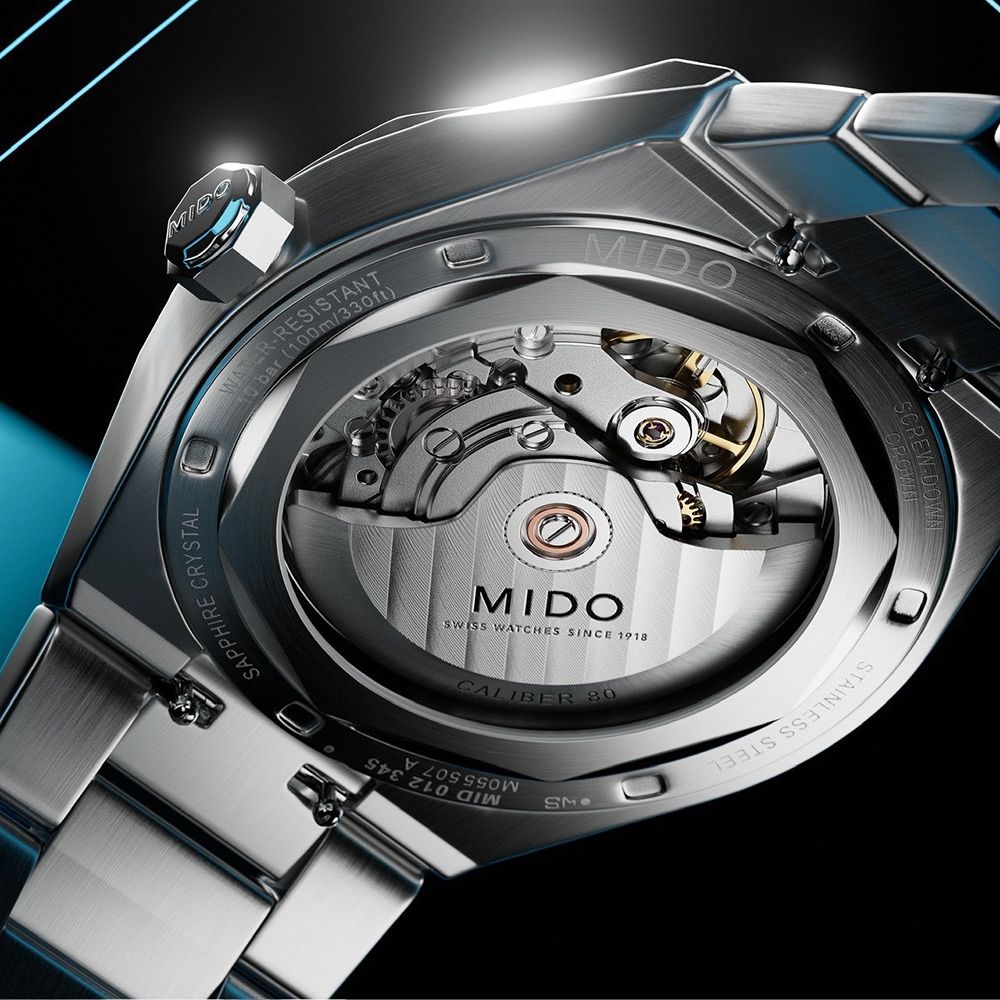 MIDO 美度官方授權李鍾碩配戴款Multifort 8 One Crown 先鋒系列幾何