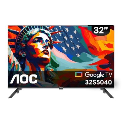 AOC 展示機福利機 32吋 Google TV智慧聯網液晶顯示器 32S5040 純配送