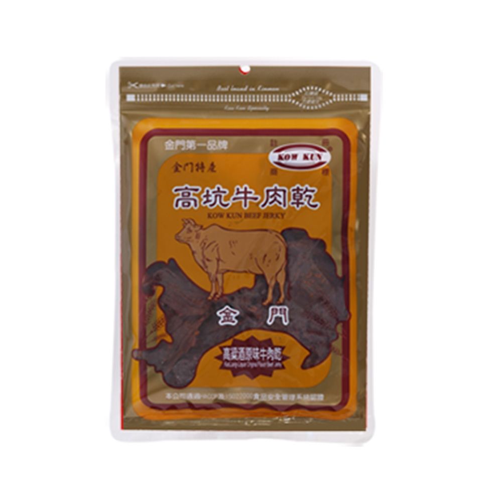 【金門高坑】高粱原味牛肉乾(160g/包)任選10包出貨用