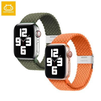 【Hipporizz】Apple Watch (42/44/45/46/49mm) Flexa 尼龍編織錶帶｜商務 運動 防水 可調節手錶帶