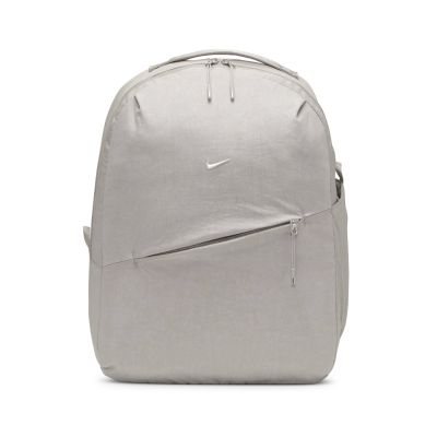 Nike 後背包 Aura Backpack 書包 拉鍊口袋 灰 雙肩背 HF7007-009