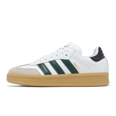 adidas 德訓鞋 Samba XLG 男鞋 女鞋 厚底 增高 白 深綠 復古 休閒鞋 愛迪達 IE9181