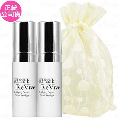 ReVive利維膚 ReVive 六胜肽臉部抗皺精華(5ml)*2旅行袋組(公司貨)
