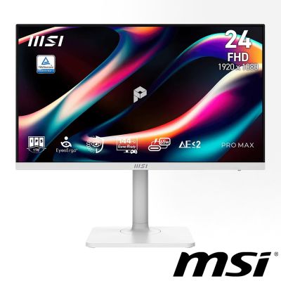 MSI微星PRO MAX 241PHW E14 美型螢幕 (24型/FHD/HDMI/DP/Type-C/144Hz/IPS)