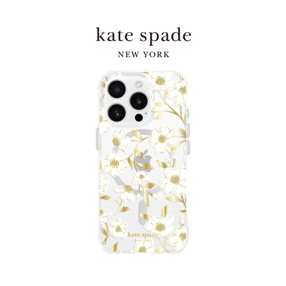 【kate spade】iPhone 16系列 MagSafe 精品手機殼 茉莉芬芳