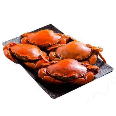 【鮮綠生活】爆卵熟凍紅蟳(2隻入/包，150克/隻)共4包