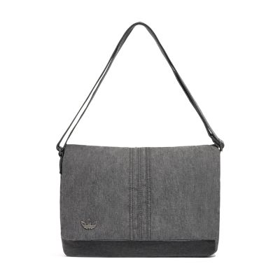 Adidas Denim Msg Bag 碳灰色 丹寧 牛仔 休閒 隨身 小包 郵差包 斜背包 側背包 LD6377