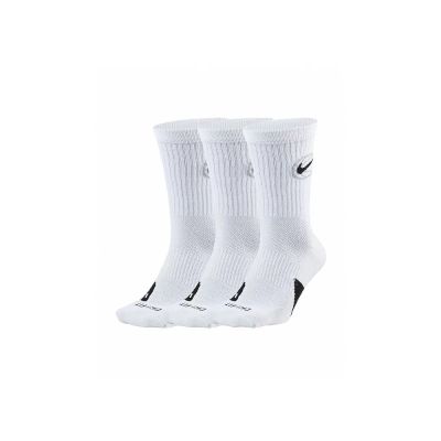 Nike Everyday 中筒 籃球襪 (3 雙) 籃球襪 三雙一組 白 男女款 DA2123-100