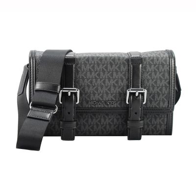 Michael Kors  OOPER行李箱造型上掀斜背包(黑37F5LCOM1O)