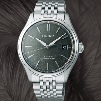 【黑標款】SEIKO 精工 Presage 經典商務機械錶-40.2mm SPB465J1/6R55-00H0D ˍSK040