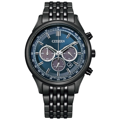 CITIZEN星辰 Chronograph 亞洲限定光動能計時男錶-CA4418-82L-41.7mm
