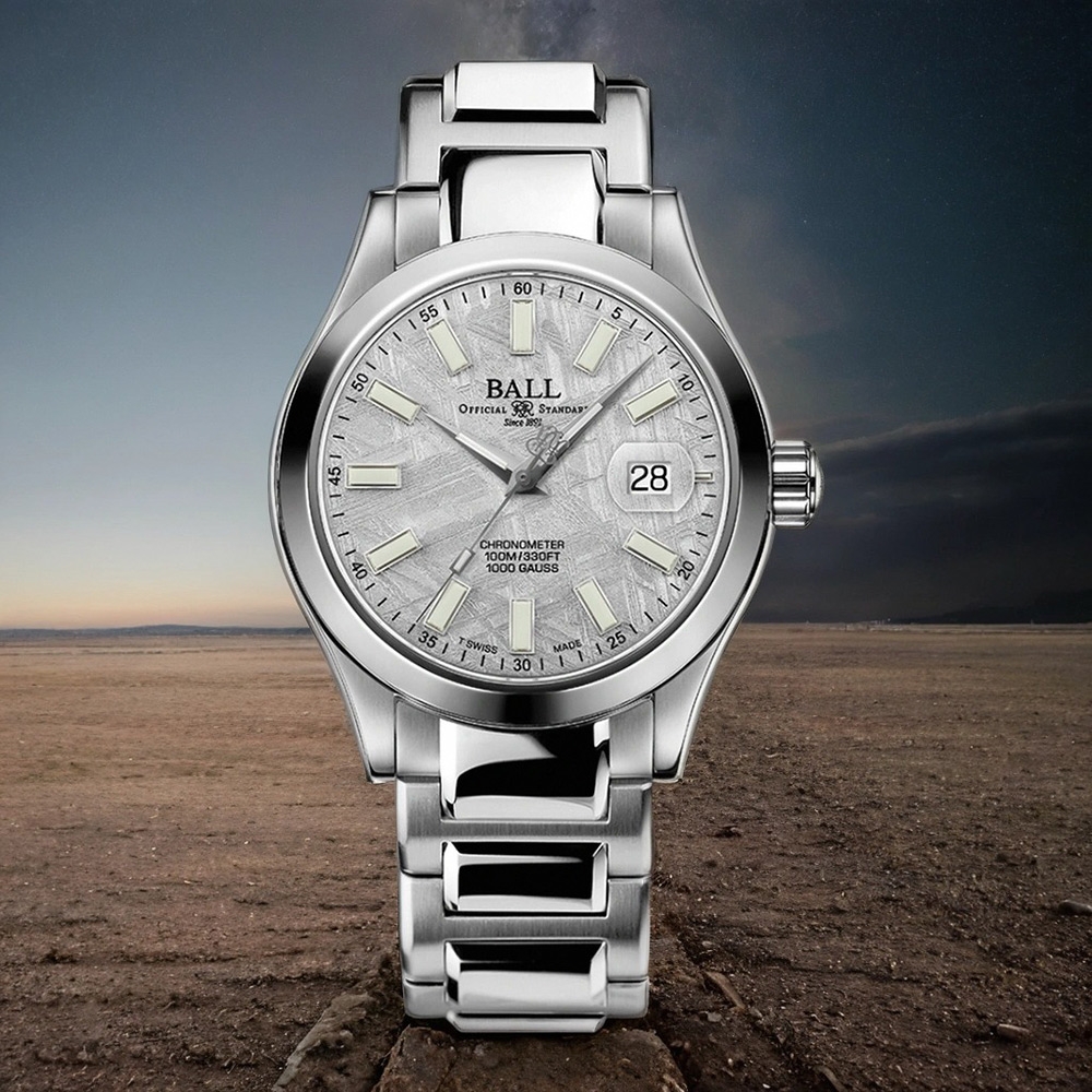 BALL 波爾 Engineer III 天文台認證隕石面機械腕錶 七夕寵愛季 送禮推薦-40mm NM9026C-S46C-MSL