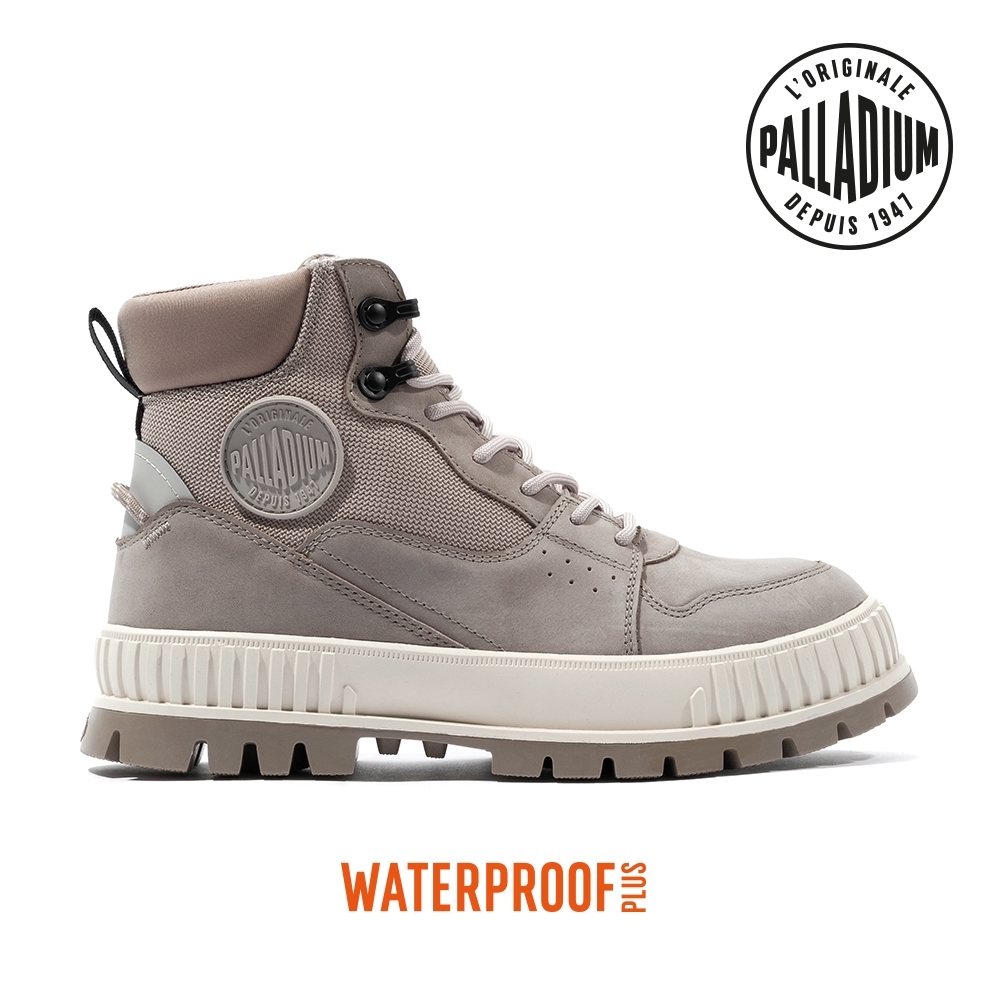 PALLADIUM PALLASHOCK WPN ZIP厚底巧克力橘標防水靴/防水鞋/休閒鞋-男鞋/女鞋 多色任選 (鐵灰/白)