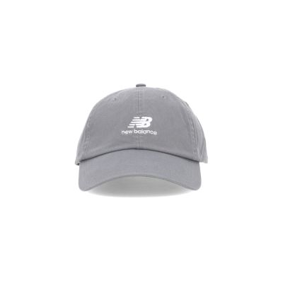 New Balance Hat 灰色 刺繡 運動 休閒 棒球帽 鴨舌帽 帽子 LAH53003SLA