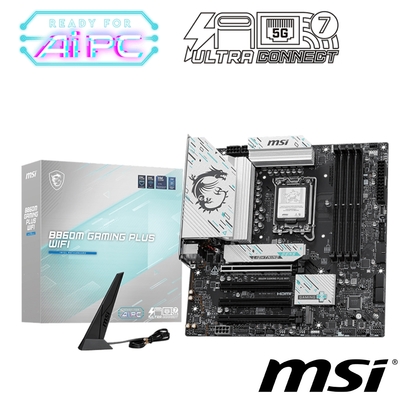 MSI微星 B860M GAMING PLUS WIFI 主機板
