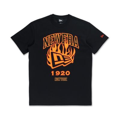 NEW ERA 男女 短袖上衣 NEW ERA FLAG FLAME NE 黑 NE14500103