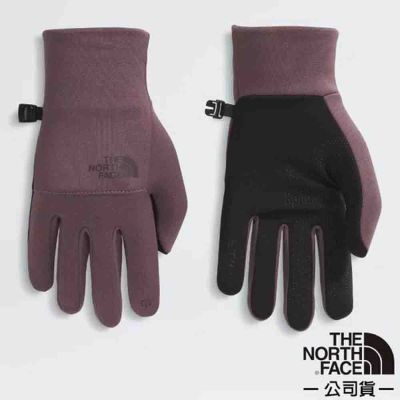 【The North Face】ETIP RECYCLED 人體工學四向彈力觸屏觸控手套.五向手形匹配技術.矽膠止滑/ 4SHB-BQ7 石英紫 N