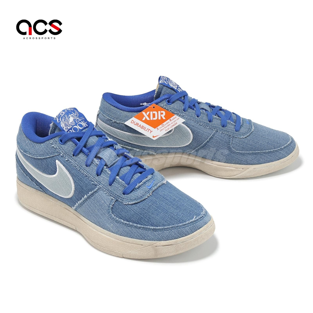 Nike 籃球鞋Book 1 Blue EP 男鞋Blue Blood 藍Booker 牛仔單寧IH0888