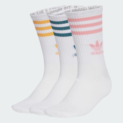 【adidas 愛迪達】 中筒襪 3 雙入 男/女 - Originals KC4740