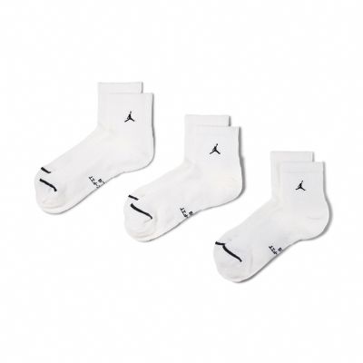 Nike U J Ed Elvd Ankle 3Pr 長襪 白色 三入 厚款 運動 休閒 中筒襪 IR6320-100
