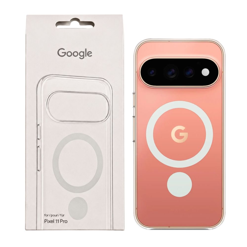 Google 原廠 Pixel 11 Pro Pixelsnap 透明磁吸保護殼 (台灣公司貨)