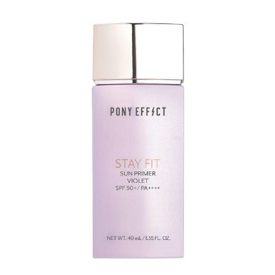 【PONY EFFECT】水透嫩妝前防護乳SPF50+PA++++ 40ml(紫色) 含贈共2入組