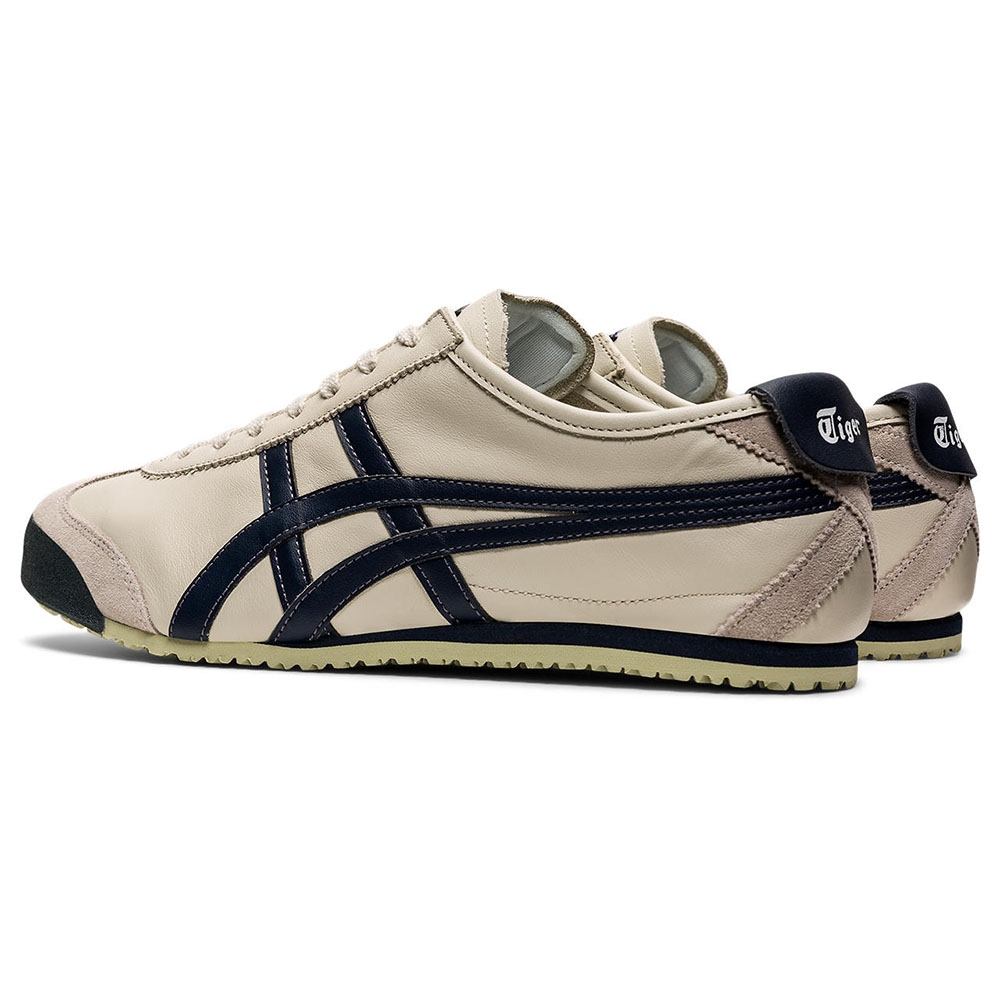 Onitsuka Tiger】鬼塚虎- 米底墨藍虎爪紋MEXICO 66 休閒鞋