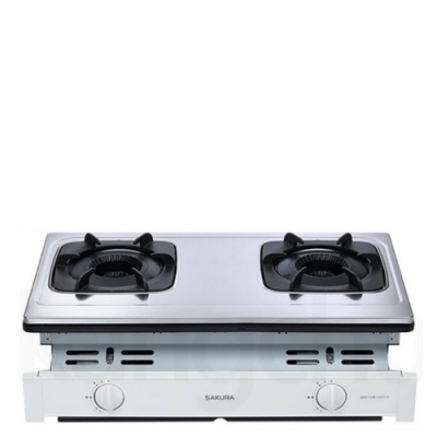 SAKURA櫻花牌 (全省安裝)櫻花雙口嵌入爐NG1瓦斯爐天然氣G-6513SN