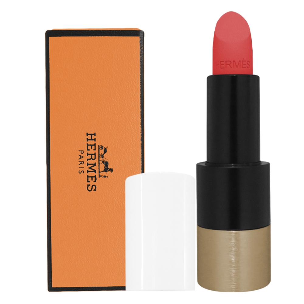Hermes 愛馬仕Rouge Hermes霧面唇膏(#46Rouge Exotique)(3.5g)(平輸