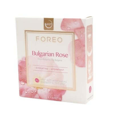 FOREO UFO 保加利亞玫瑰保濕面膜 6片 (美國原廠公司貨)