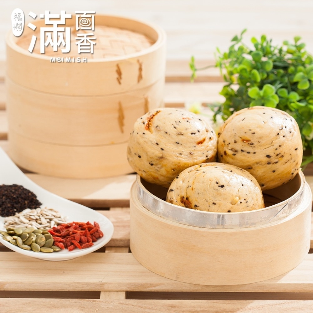 滿面香 五穀全稞麥-無糖(4顆入)