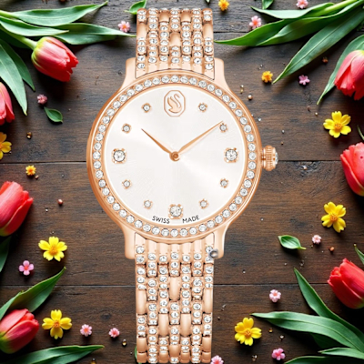 SWAROVSKI 施華洛世奇 Imber 璀璨水晶腕錶 手錶-31mm 5713883