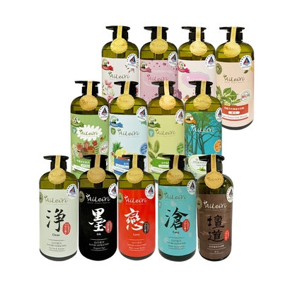 AiLeiYi洋甘菊潤膚沐浴精1000ml*1/修護洗髮精1000ml*1 任選2入