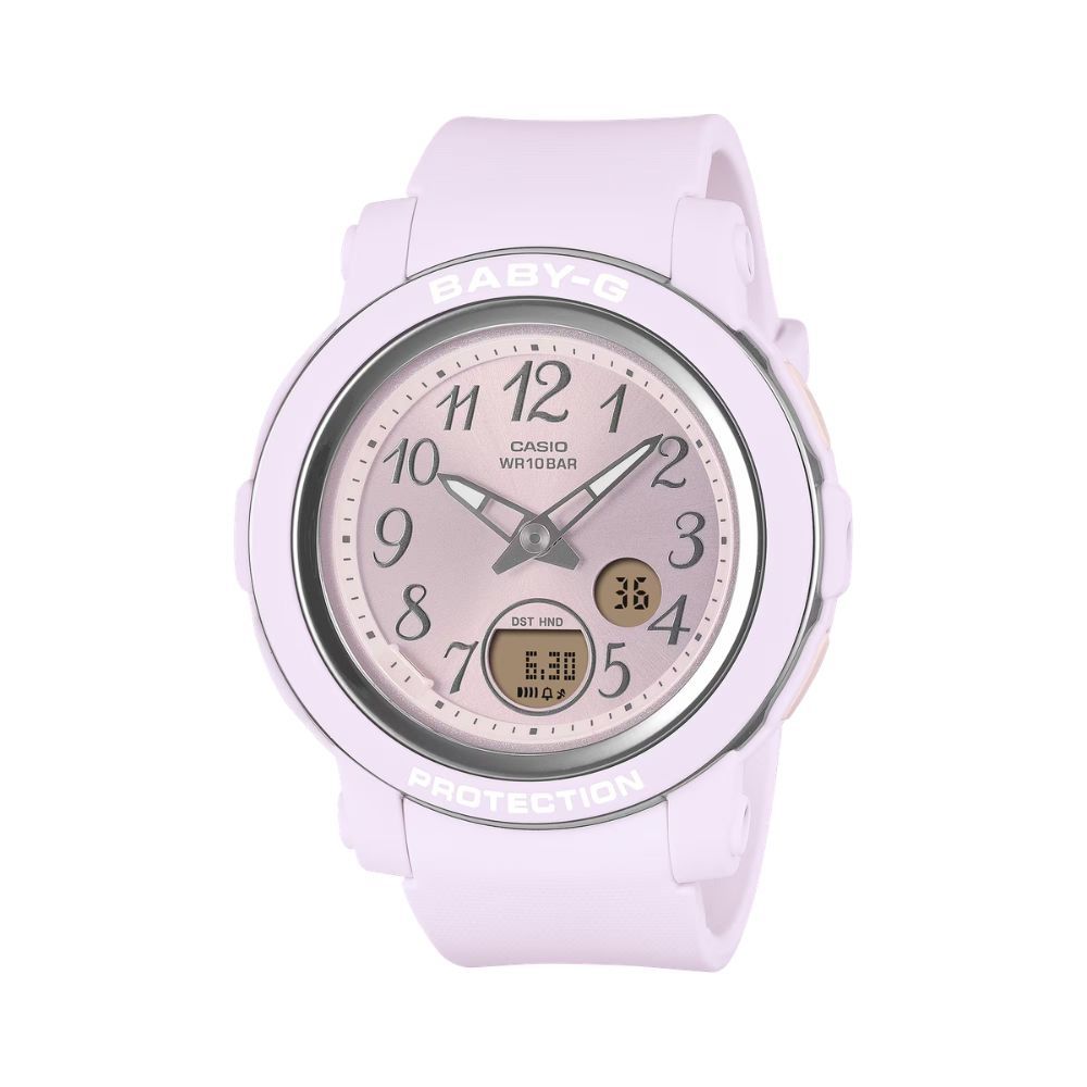 CASIO卡西歐 BABY-G 充滿活力 金屬優雅 電子錶款 粉色 BGA-290SA-6A_41.5mm