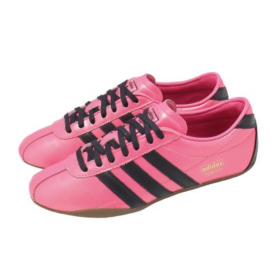 adidas 休閒鞋 Tokyo Decon W 女鞋 粉紅 黑 復古 皮革 膠底 愛迪達 JQ3025