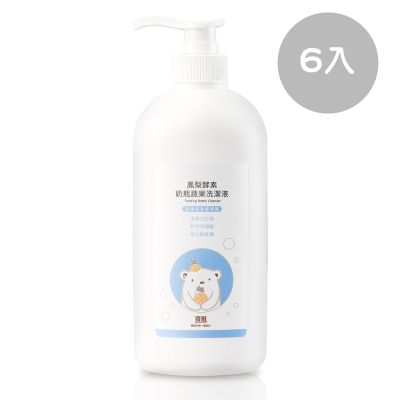 奇哥官方旗艦 鳳梨酵素奶瓶蔬果洗潔液600ml 6入