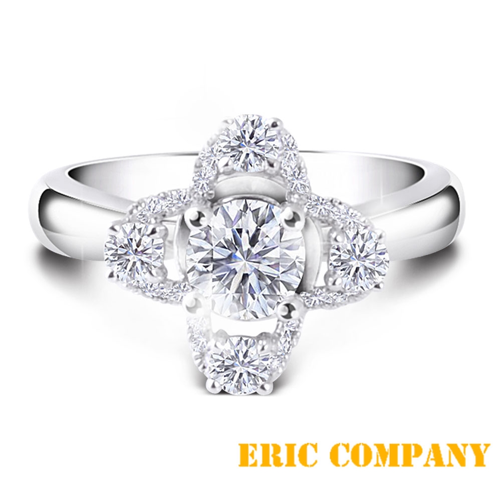 EM【eileen me】Tulip GIA 0.50克拉 D color 完美八心八箭 鑽戒