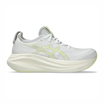 Asics Gel-nimbus 27 [1011B958-101] 男 慢跑鞋 彈力 支撐 緩震 灰白 黃
