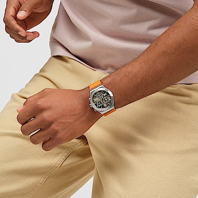 SWATCH Irony 金屬Chrono系列手錶 VACATION TIME (43mm) 男錶 女錶 手錶 瑞士錶 錶