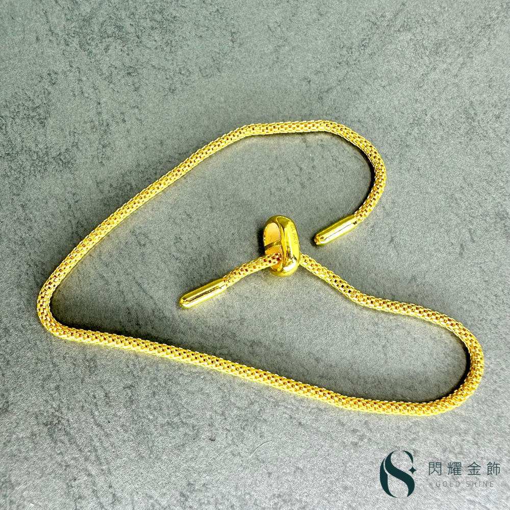 閃耀金飾】 9999黃金項鍊黃金女仕手鍊(約重1.83錢) | 其他黃金