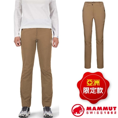 長毛象 AF 女 Trekkers 3.0 SO Pants 機能彈性透氣快乾防潑水長褲.登山健行褲 深沙褐