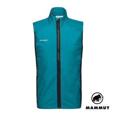 【Mammut 長毛象】 Rime Light IN Hybrid Vest Men 輕量繩化纖立領背心 深鴨青/黑 男款 #1013-03940