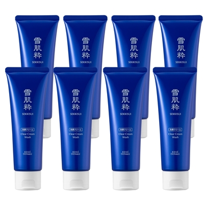 KOSE高絲 高絲 KOSE 雪肌粹 潔淨洗面乳 960g(120g*8) 公司貨