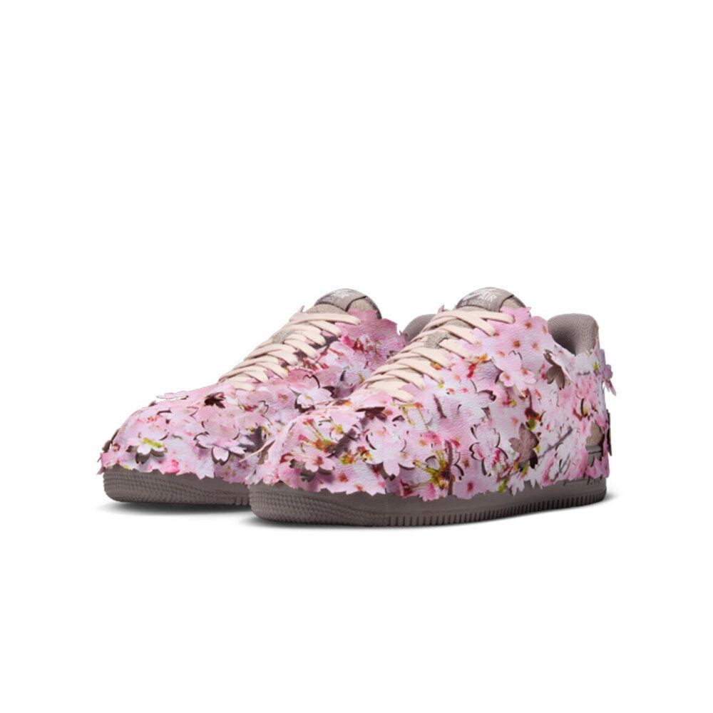 Nike Air Force 1 Low '07 Premium 櫻花3D 立體花卉麂皮休閒鞋男鞋