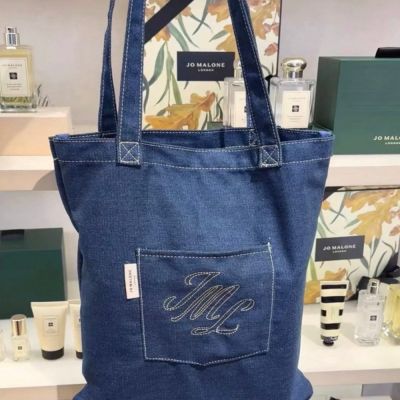 JO MALONE 牛仔托特包｜深藍肩背包｜日常購物袋