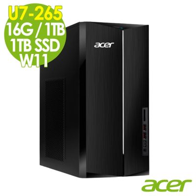 Acer 宏碁 Aspire TC-1860 家用電腦 (Ultra 7 265/16G/1TB+1TB SSD/300W/W11)