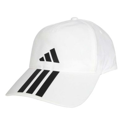 ADIDAS 棒球帽-純棉 防曬 遮陽 運動 帽子 愛迪達 JM5344 白黑