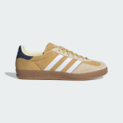 adidas 愛迪達 休閒鞋 男鞋 運動鞋 三葉草 GAZELLE INDOOR 黃 JI3523