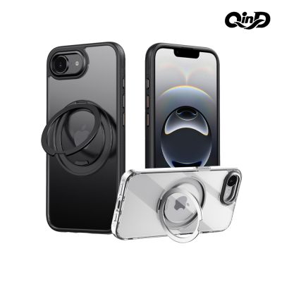 QinD Apple 蘋果 iPhone 16e 旋轉磁吸支點殼